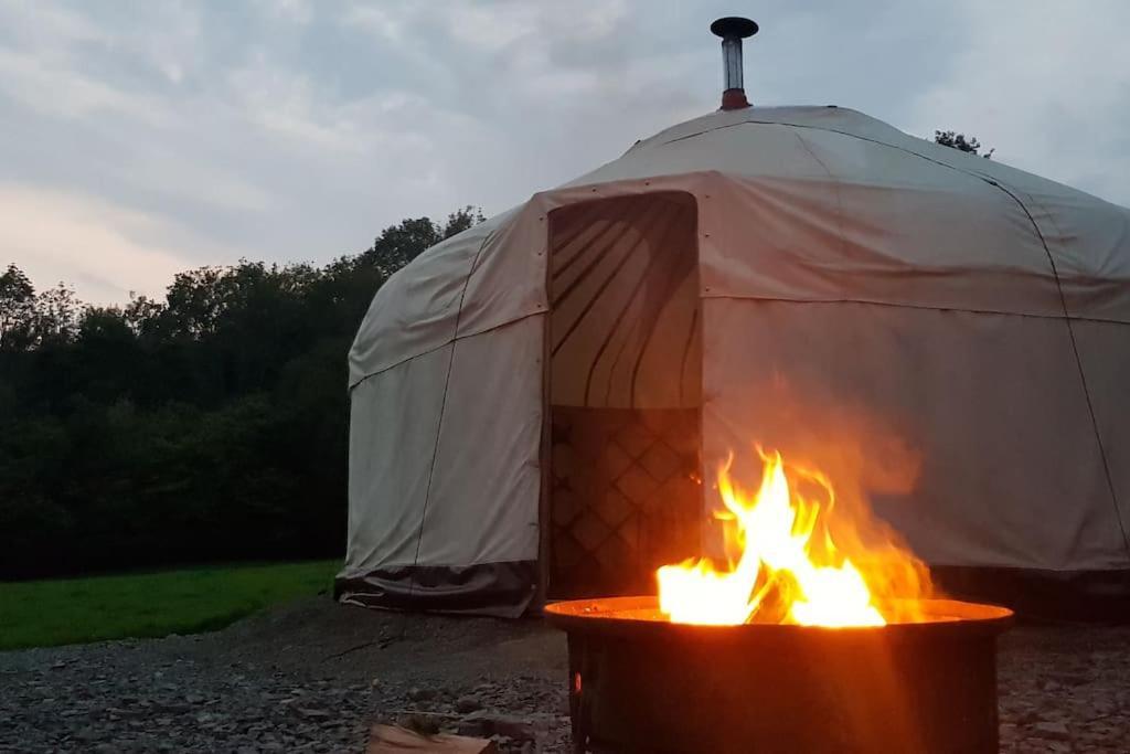 Bronfelen Yurt Otel Cynghordy Dış mekan fotoğraf